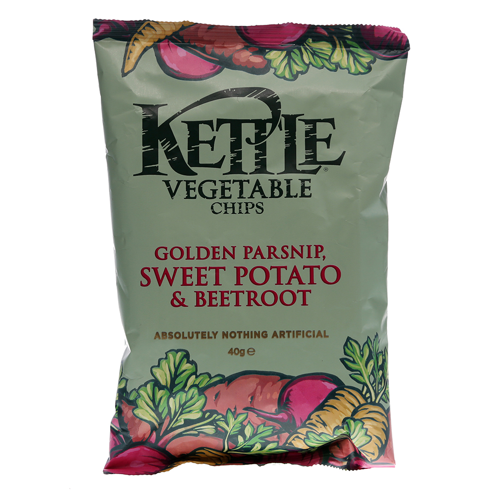 Kettle Chips Golden Parsnip Sweet Potato 40g - Available at Alosra Online Supermarket