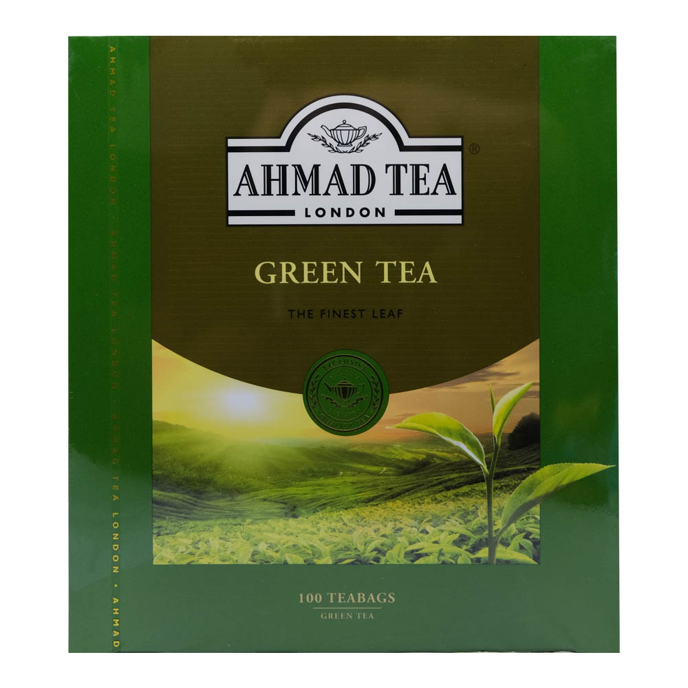 Ahmad Tea Green Tea Bags 100g - Available at Alosra Online Supermarket