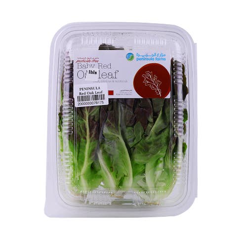 Peninsula Farms Baby Red Oakleaf [Pre-packed] - Available at Alosra Online Supermarket
