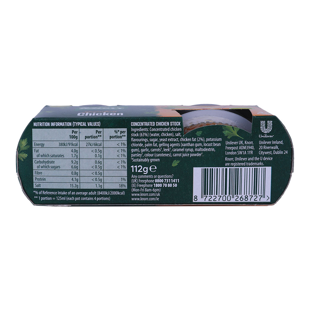 Knorr Stock Pot Chicken 112g back image