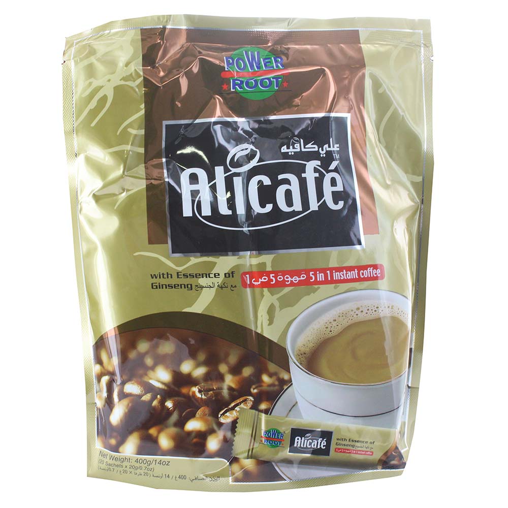 Ali Cafe 5 In 1 Stick [20 Pack] 400g - Available at Alosra Online Supermarket