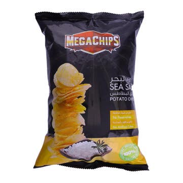 Mega Chips Sea Salt 100g - Available at Alosra Online Supermarket
