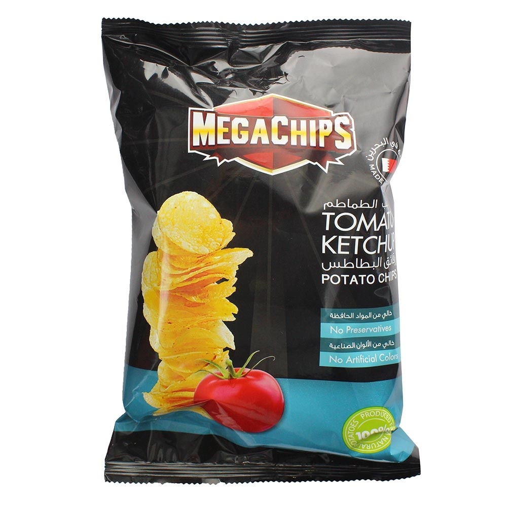 Mega Chips Tomato Ketchup 90g - Available at Alosra Online Supermarket