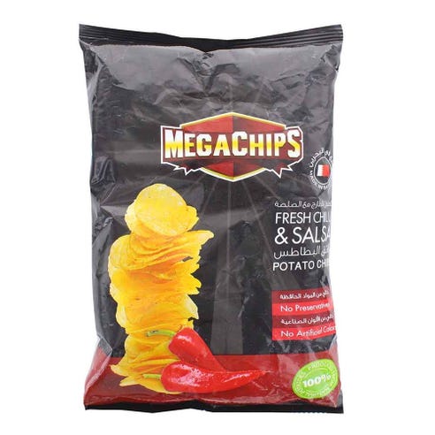 Mega Chips Fresh Chili & Salsa 100g - Available at Alosra Online Supermarket
