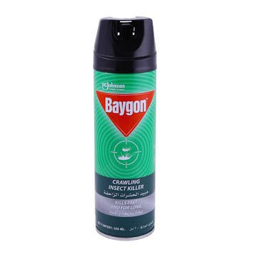 Baygon Crawling Insect Killer Green 300ml - Available at Alosra Online Supermarket