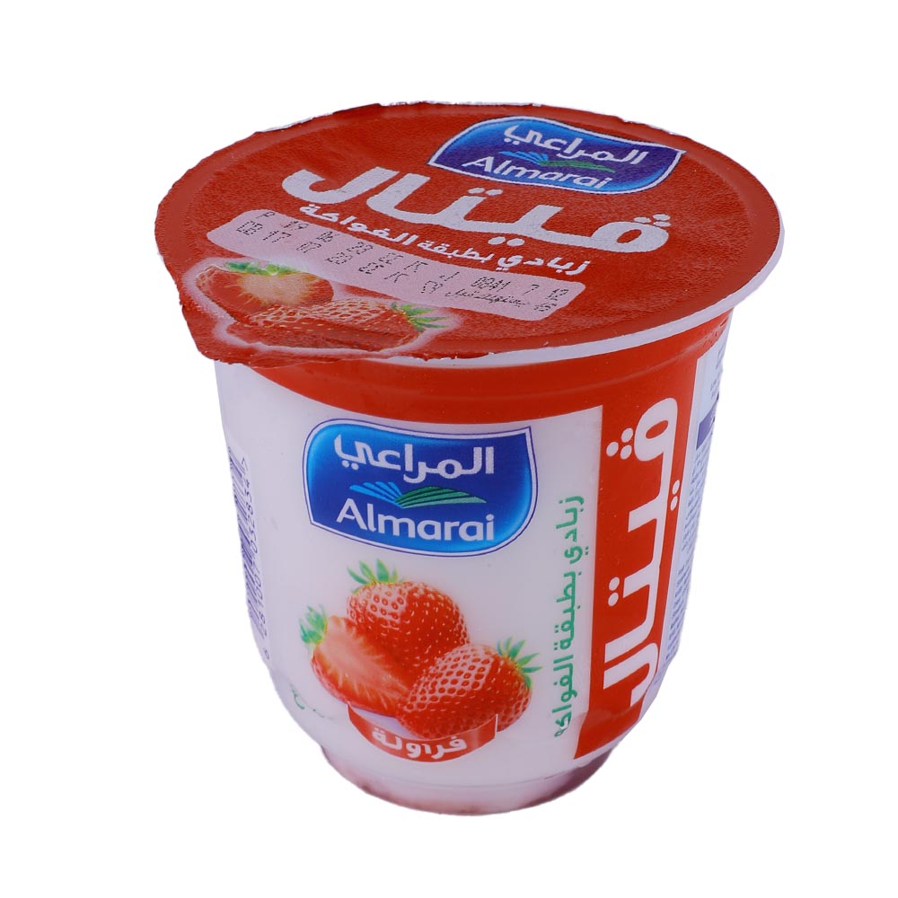 Almarai Vetal Layered Strawberry Yoghurt 140g back image