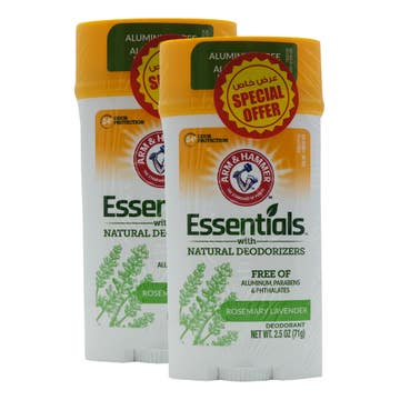 Arm & Hammer Rosemary Lavender Essentials Deodorant 2x71g [Special Offer] 