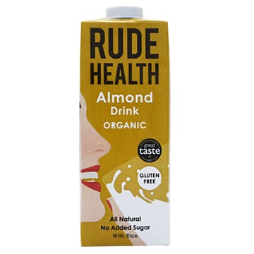 Rude Health Organic Almond Milk 1L - Available at Alosra Online Supermarket