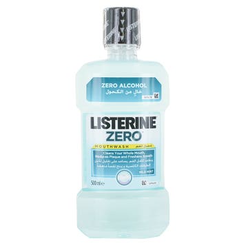 Listerine Zero Mild Mint Mouthwash 500ml - Available at Alosra Online Supermarket