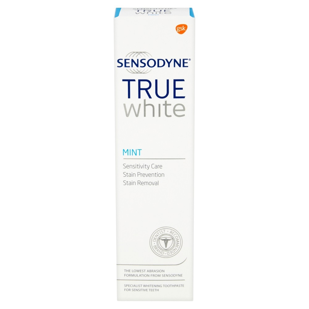 Sensodyne True White Mint Toothpaste 75ml - Available at Alosra Online Supermarket