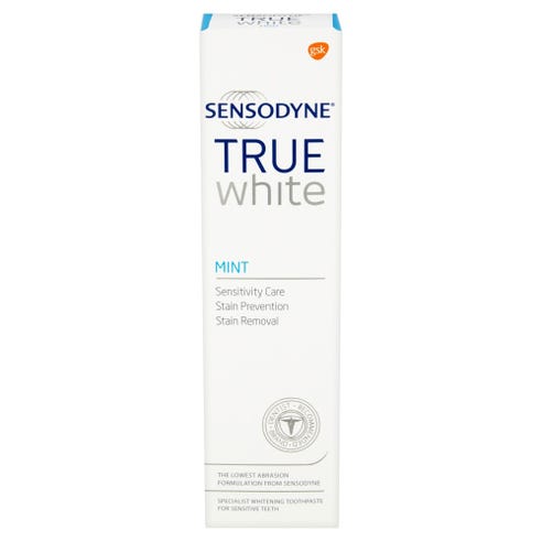 Sensodyne True White Mint Toothpaste 75ml - Available at Alosra Online Supermarket