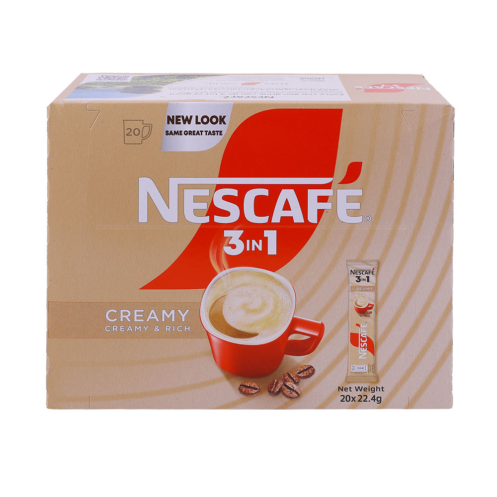 Nescafe 3 in 1 Creamy Latte 20x22.5g - Available at Alosra Online Supermarket