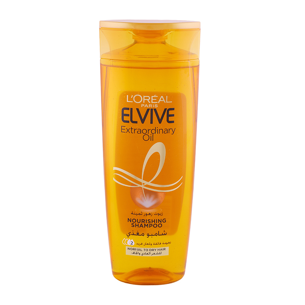 L'Oreal Elvive Extraordinary Oil Shampoo Normal To Dry Hair 400ml - Available at Alosra Online Supermarket