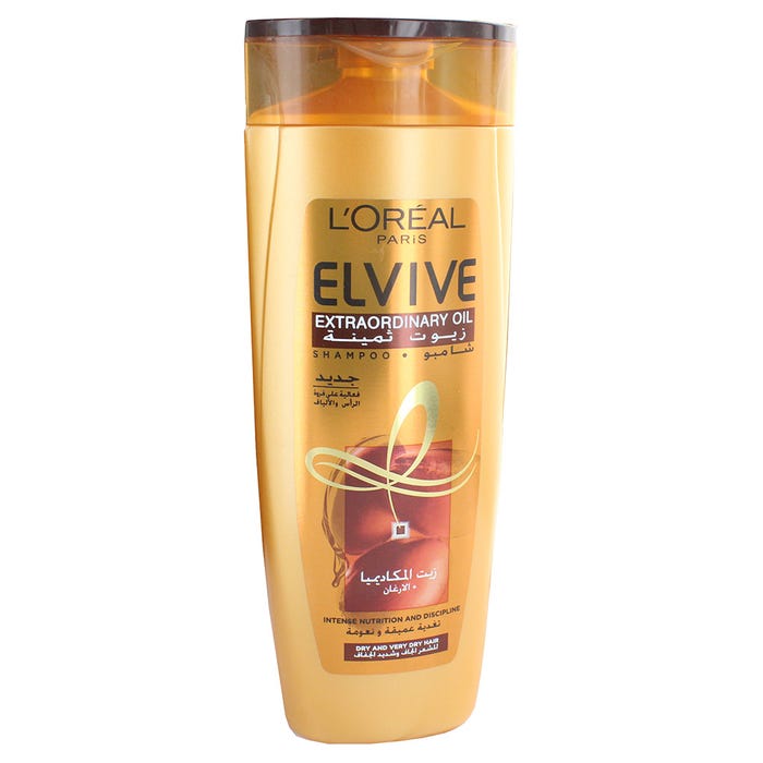 L'Oreal Elvive Extraordinary Oil Shampoo Dry & Very Dry Hair 400ml - Available at Alosra Online Supermarket