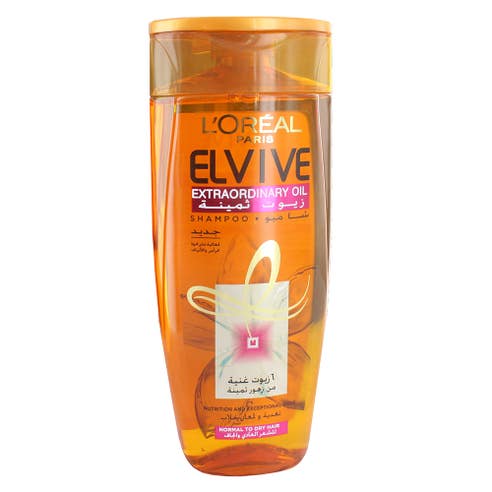L'Oreal Elvive Normal to Dry Hair Extraordinary Oil Shampoo 200ml - Available at Alosra Online Supermarket