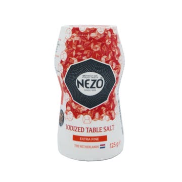 Nezo Iodized Extra Fine Table Salt 125g - Available at Alosra Online Supermarket