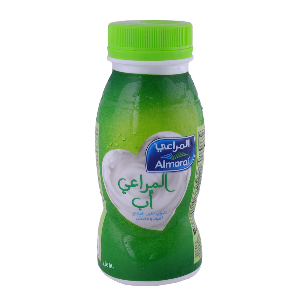 Almarai Up Refreshing Salted Laban Drink 180ml back image