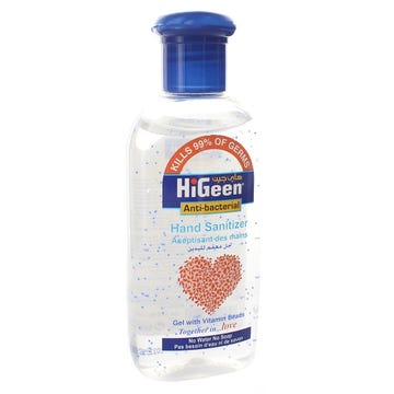 HiGeen Anti Bacterial Hand Sanitizer 110ml - Available at Alosra Online Supermarket