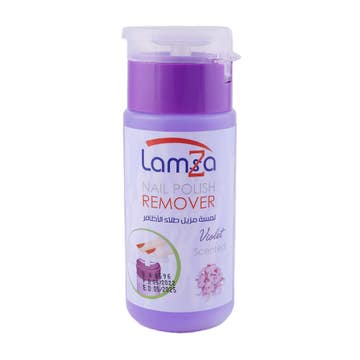 Lamsa Violet Scented Nail Polish Remover 100ml - Available at Alosra Online Supermarket