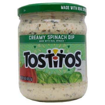 Tostitos Creamy Spinach Dip 425.2g - Available at Alosra Online Supermarket