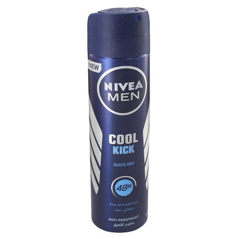 Nivea Men Cool Kick Deodorant Spray 150ml - Available at Alosra Online Supermarket