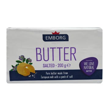 Emborg Salted Butter 200g - Available at Alosra Online Supermarket