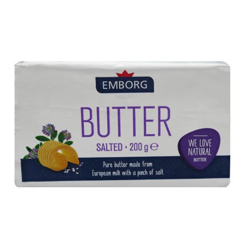 Emborg Salted Butter 200g - Available at Alosra Online Supermarket