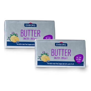 Emborg Salted Butter 2x200g 