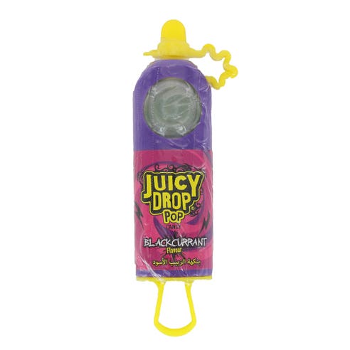 Juicy Drop Pop Blackcurrant Flavor 26g - Available at Alosra Online Supermarket