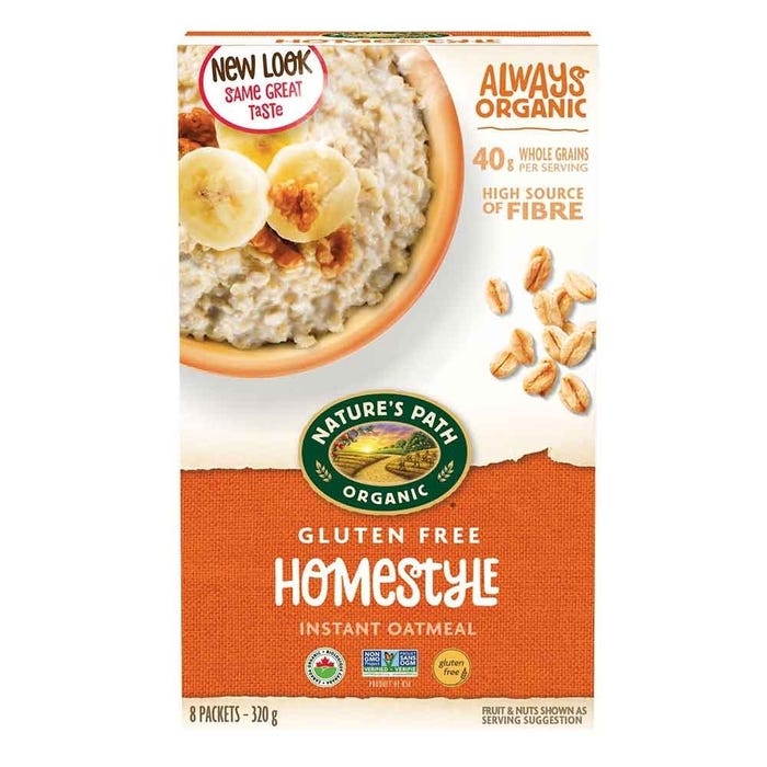 Nature's Path Organic Homestyle Instant Oatmeal 320g - Available at Alosra Online Supermarket
