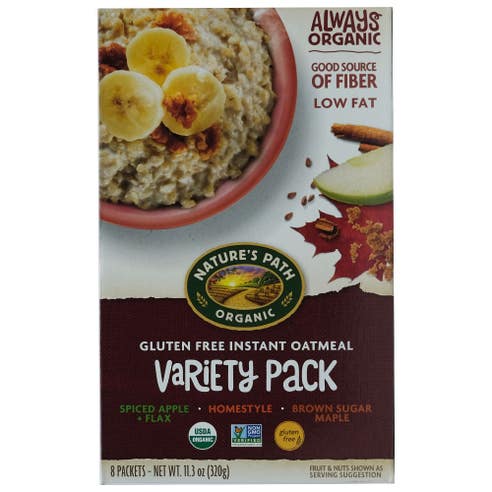 Nature's Path Organic Hot Oatmeal Variety Pack 320g - Available at Alosra Online Supermarket