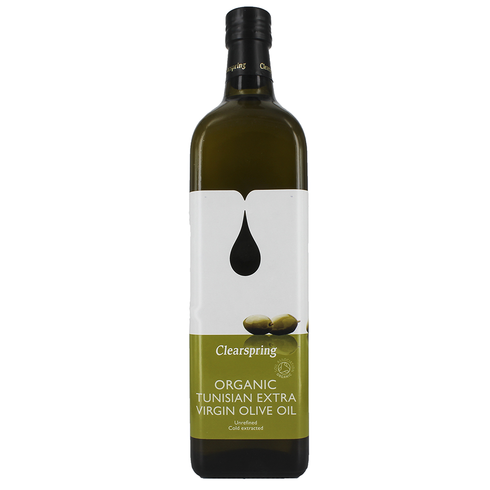 Clearspring Tunisian Olive Oil 1L - Available at Alosra Online Supermarket