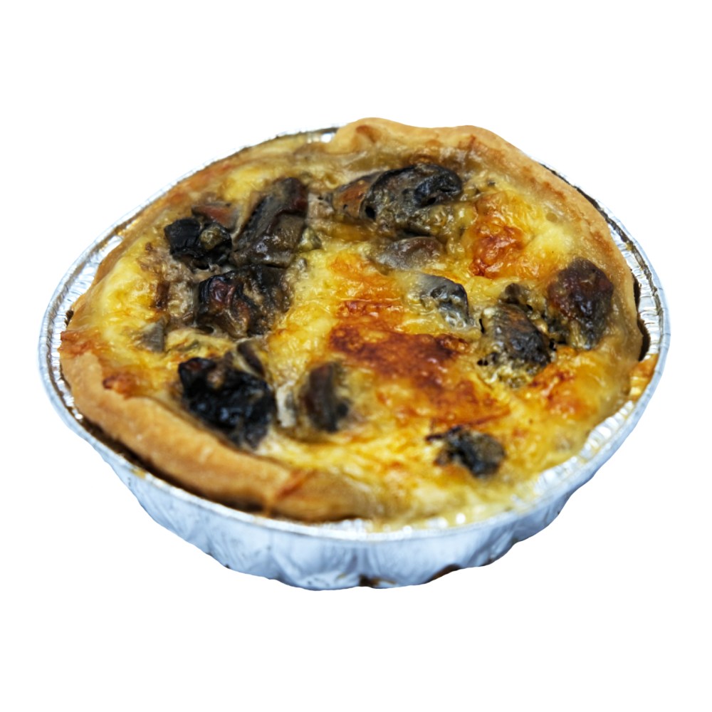 Quiche Mushroom Baked back image