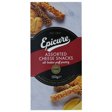Epicure Xmas Assorted Cheese Snacks 150g