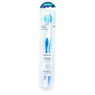 Sensodyne True White Medium Toothbrush - Available at Alosra Online Supermarket
