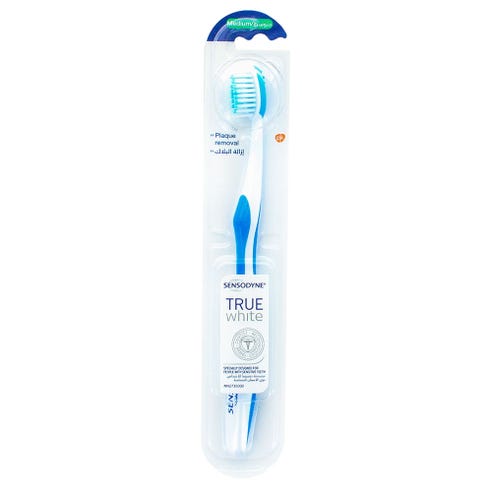 Sensodyne True White Medium Toothbrush - Available at Alosra Online Supermarket