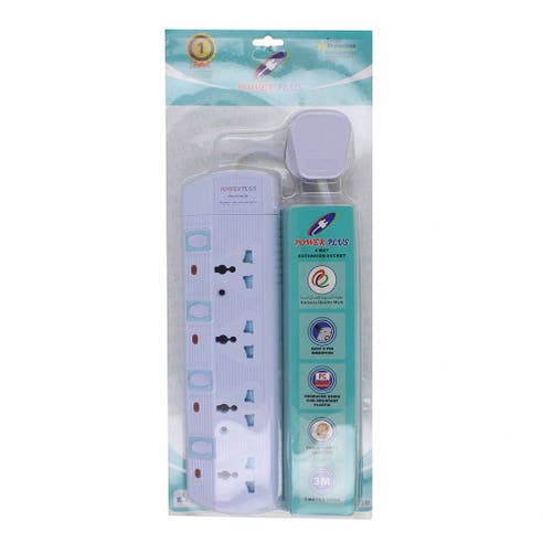 Power Plus 4 Way Extension - Available at Alosra Online Supermarket