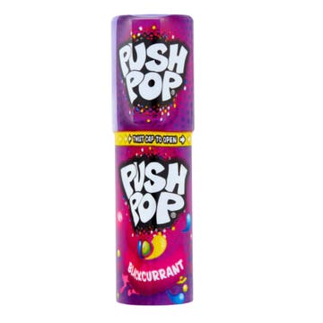 Bazooka Push Pop Blackcurrant Candy 15g - Available at Alosra Online Supermarket