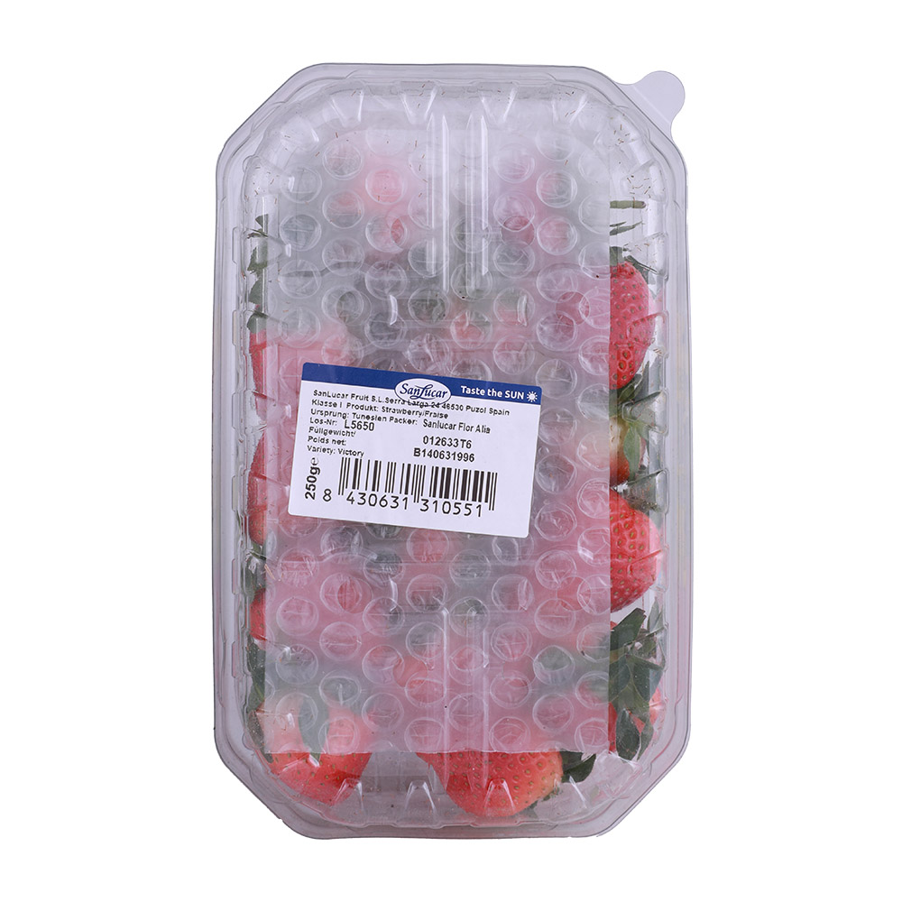 Sanlucar Strawberries 250g back image