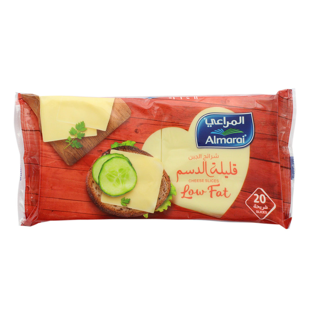 Almarai Low Fat Slice Cheese 400g - Available at Alosra Online Supermarket