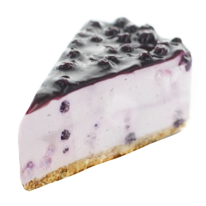 Blueberry Cheese Cake Slice - Available at Alosra Online Supermarket