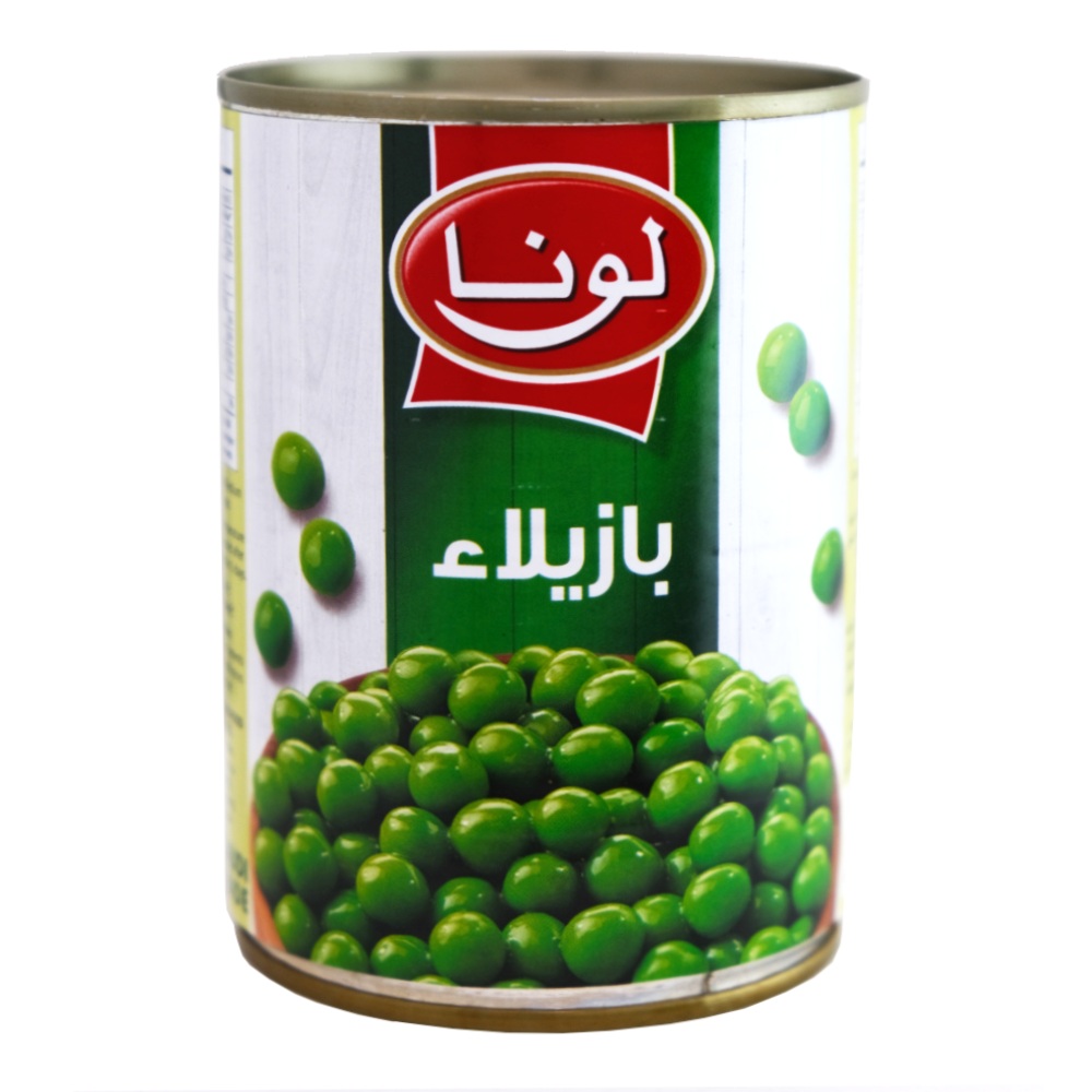 Luna Green Peas 400g back image