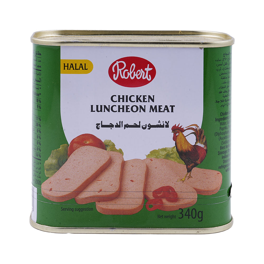Robert Chicken Luncheon Meat 340g - Available at Alosra Online Supermarket