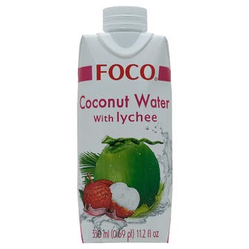 Foco UHT Coconut Water With Lychee 330ml
