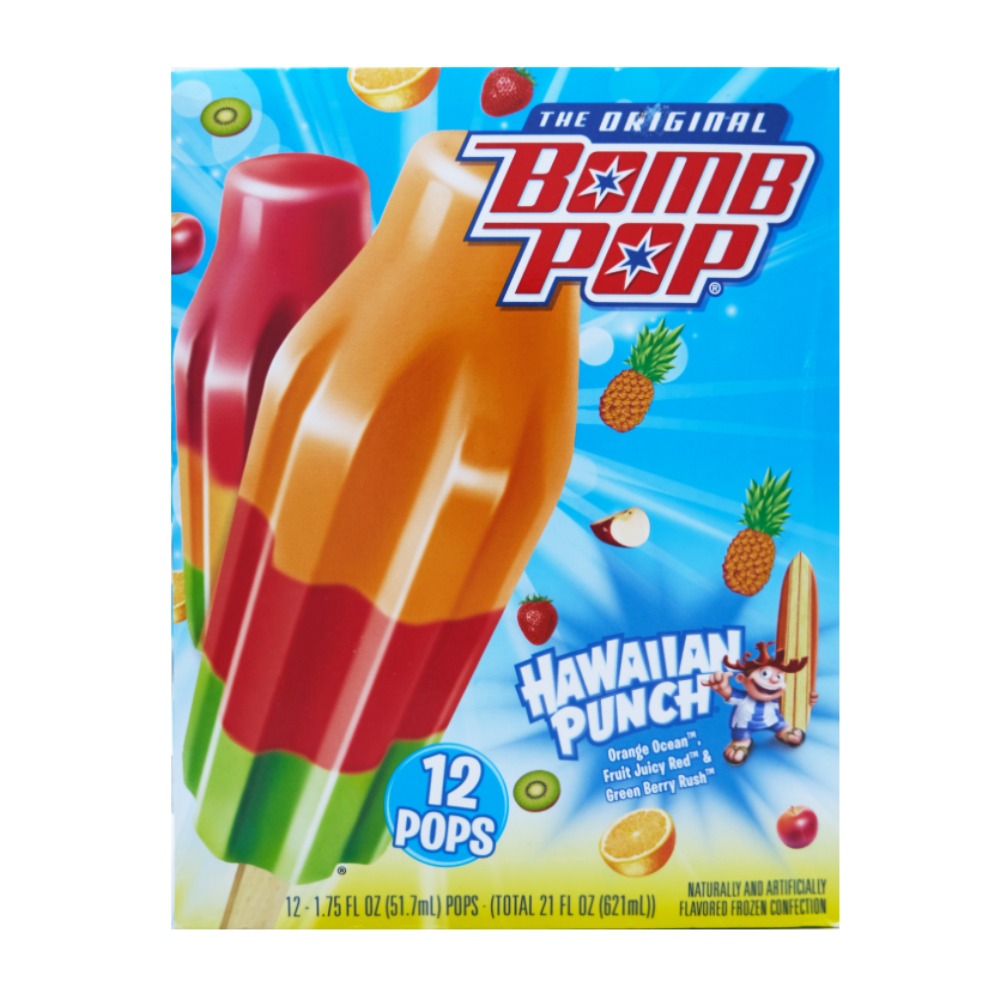 Bomb Pop Hawaiian Punch [12 Pieces] 
