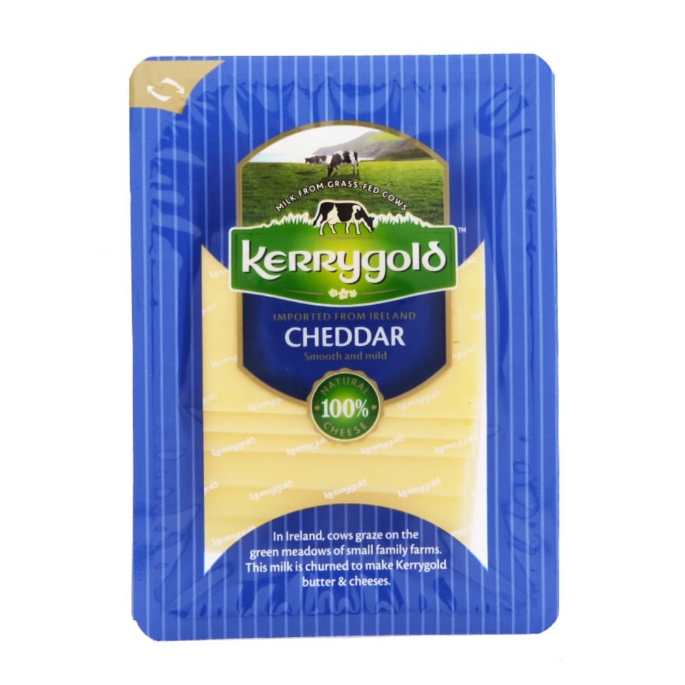 Kerrygold Cheddar Slices 150g - Available at Alosra Online Supermarket