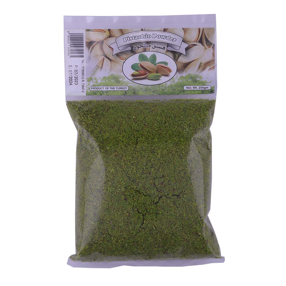 WGN Pistachio Powder 200g back image