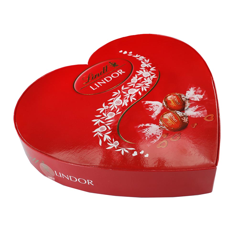 Lindt Lindor Milk Ball Heart Box 160g - Available at Alosra Online Supermarket