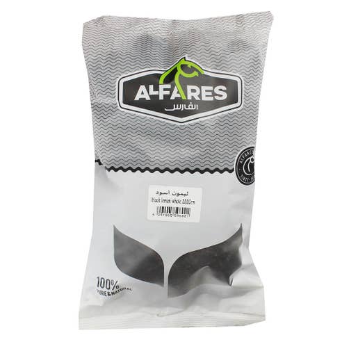 Al Fares Dry Black Lemon Whole 200g - Available at Alosra Online Supermarket