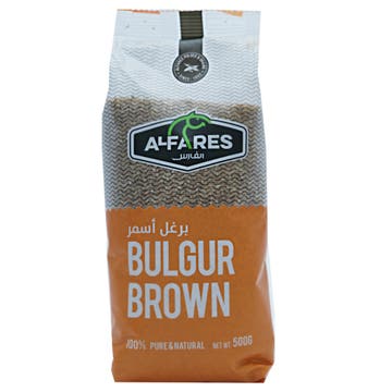 Al Fares Bulgur Brown 500g - Available at Alosra Online Supermarket